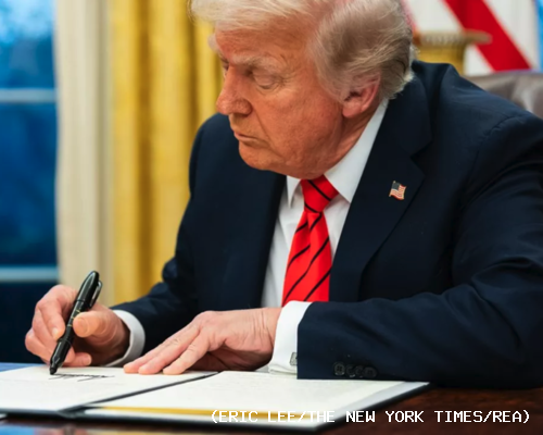 Début février, le président des Etats-Unis a ordonné au département de la Justice de suspendre les sanctions contre les entreprises qui distribuent des pots-de-vin à l'étranger. - (Eric Lee/The New York Times/REA) Face à Trump, l'Europe doit saisir le leadership de l'anti corruption